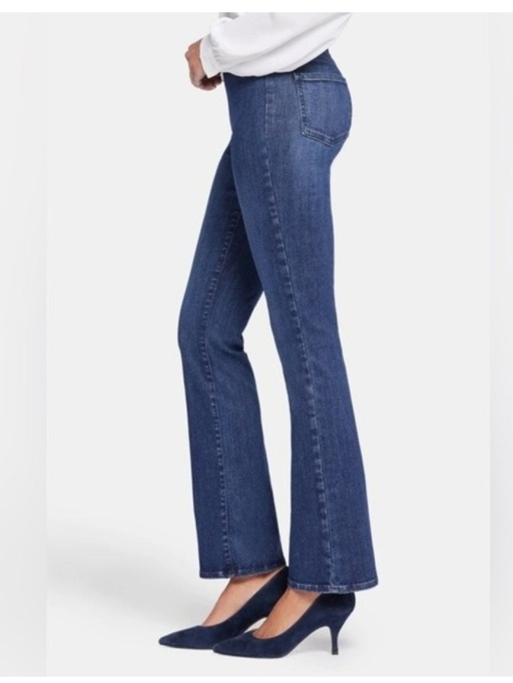 NYDJ Slim Blue Women's Bootcut Jeans Size PM (6p-8P-10P) New York Denim New - Picture 3 of 13